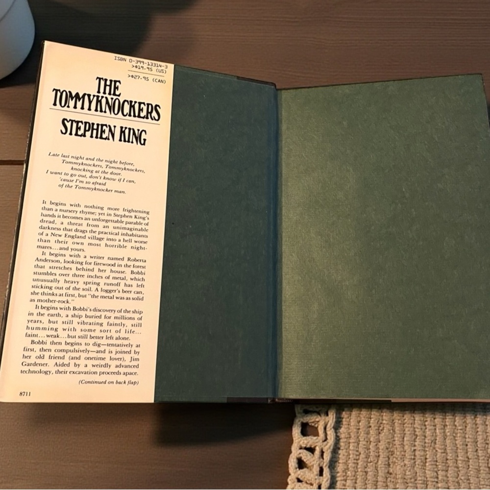 📚 The Tommyknockers Stephen King True 1st Edition 1st Printing 1987 HC DJ Putnam - Picture 2 of 12